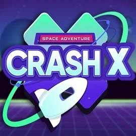 Crash X slot logo by Turbo Games at Chanz CasinoCrash X
