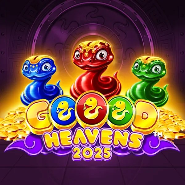 Goood Heavens slot logo by Rarestone Gaming at Chanz CasinoGoood Heavens